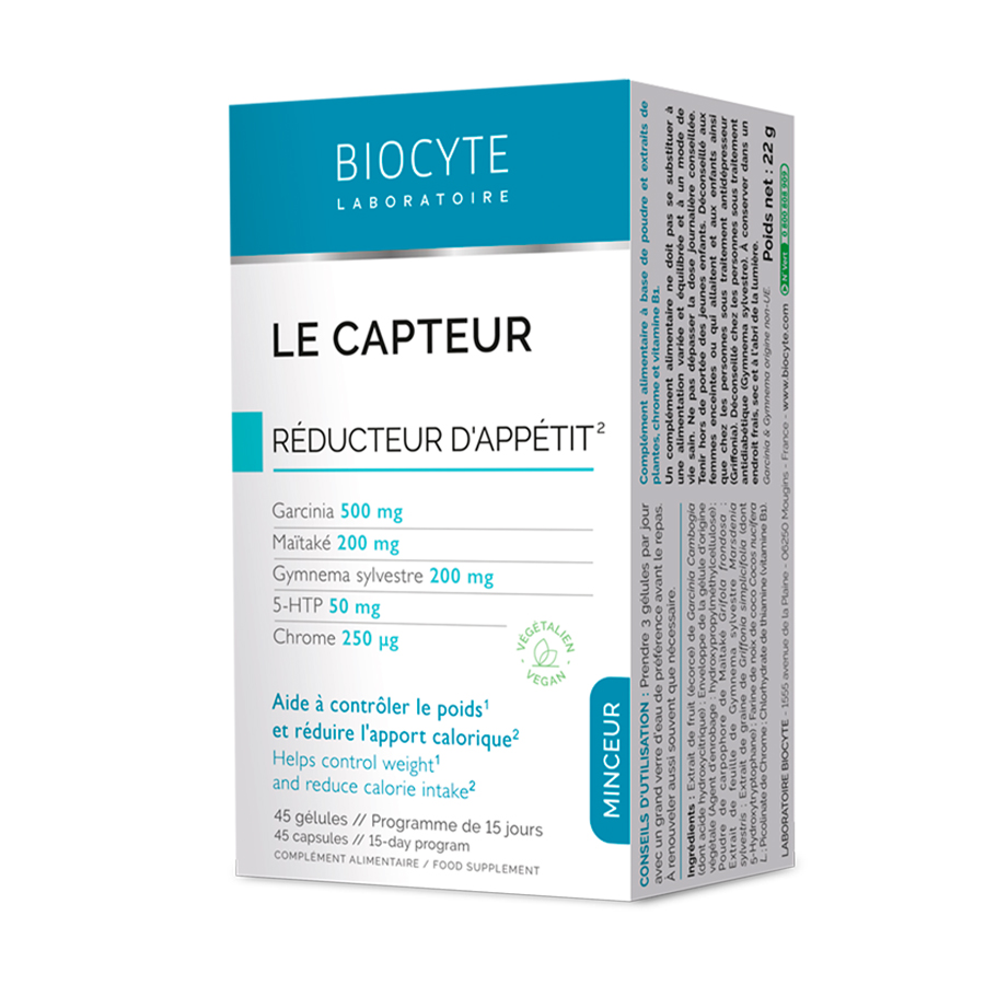 

Комплекс Зменшення апетиту Biocyte Le Capteur, 45 гелевих капсул