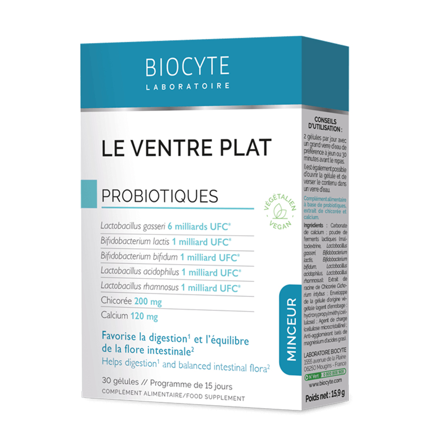 

Пробіотик Biocyte Le Ventre Plat, 30 гелевих капсул