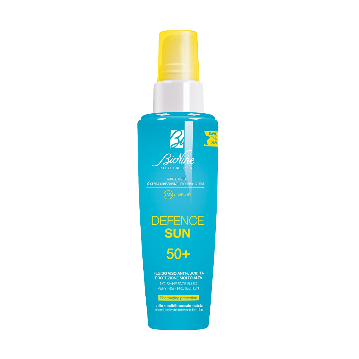 

Сонцезахисний флюїд для обличчя BioNike Defence Sun No-Shine Face Fluid Very High Protection, SPF 50+, 50 мл