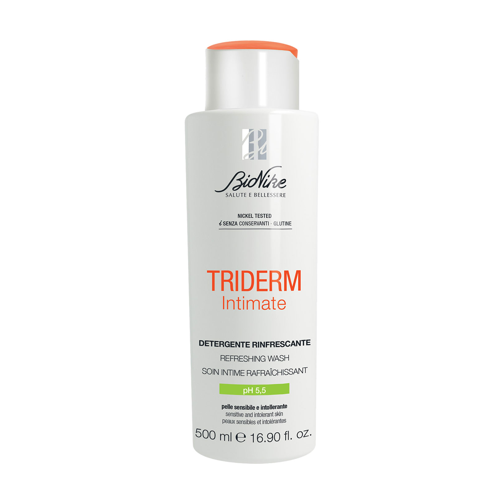 

Гель для інтимної гігієни BioNike Triderm Intimate Refreshing Wash pH 5.5, 500 мл