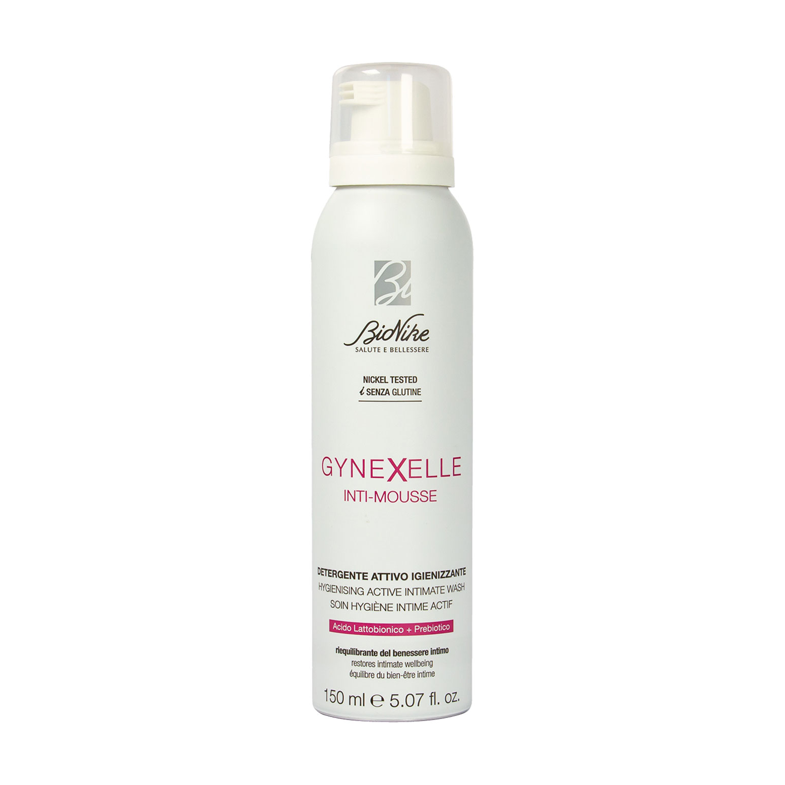 

Пінка для інтимної гігієни BioNike GyneXelle Inti-Mousse Hygienising Active Intimate Wash, 150 мл