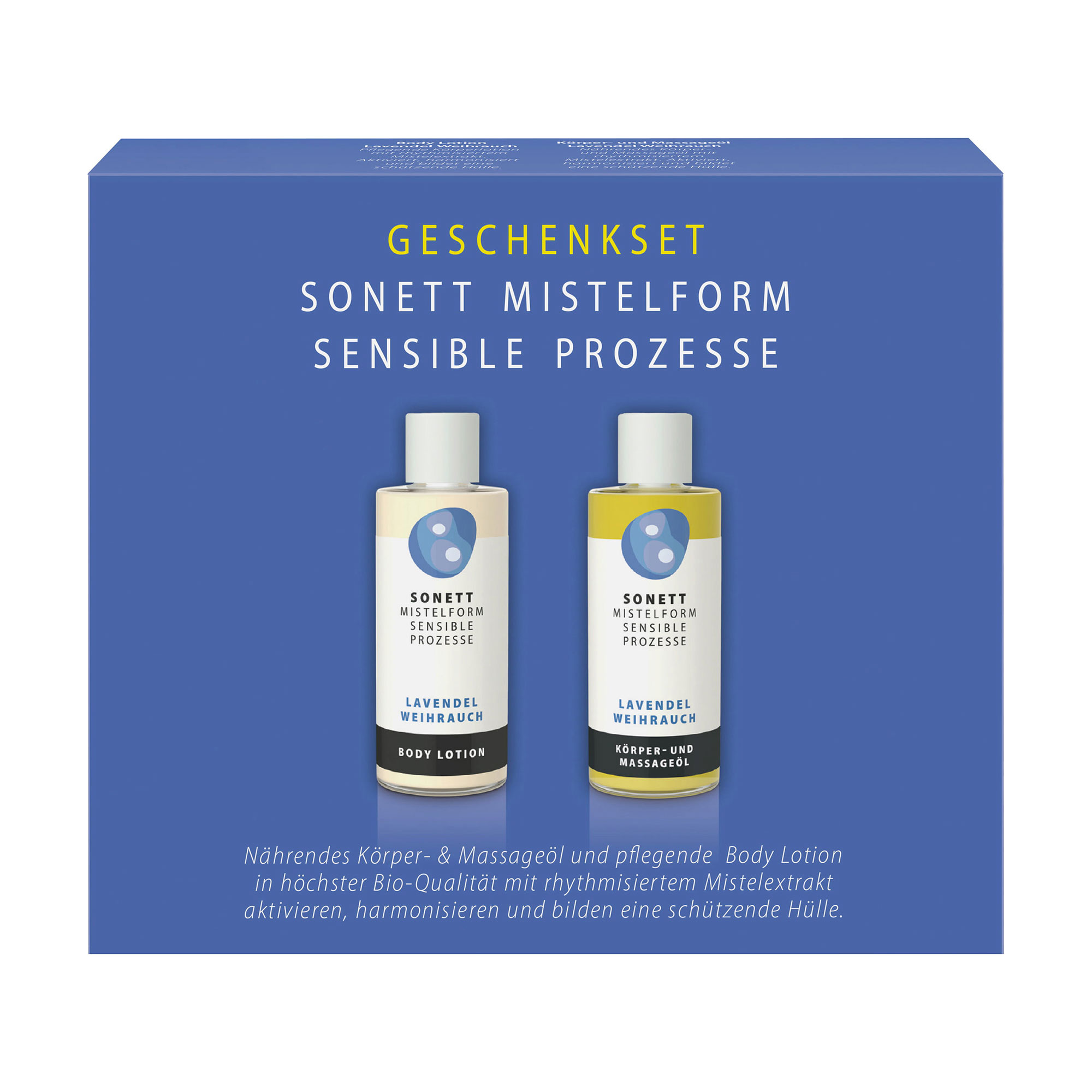 

Уцінка! Подарунковий набір для тіла Sonett Лаванда (лосьйон для тіла, 50 мл + масажна олія, 50 мл)