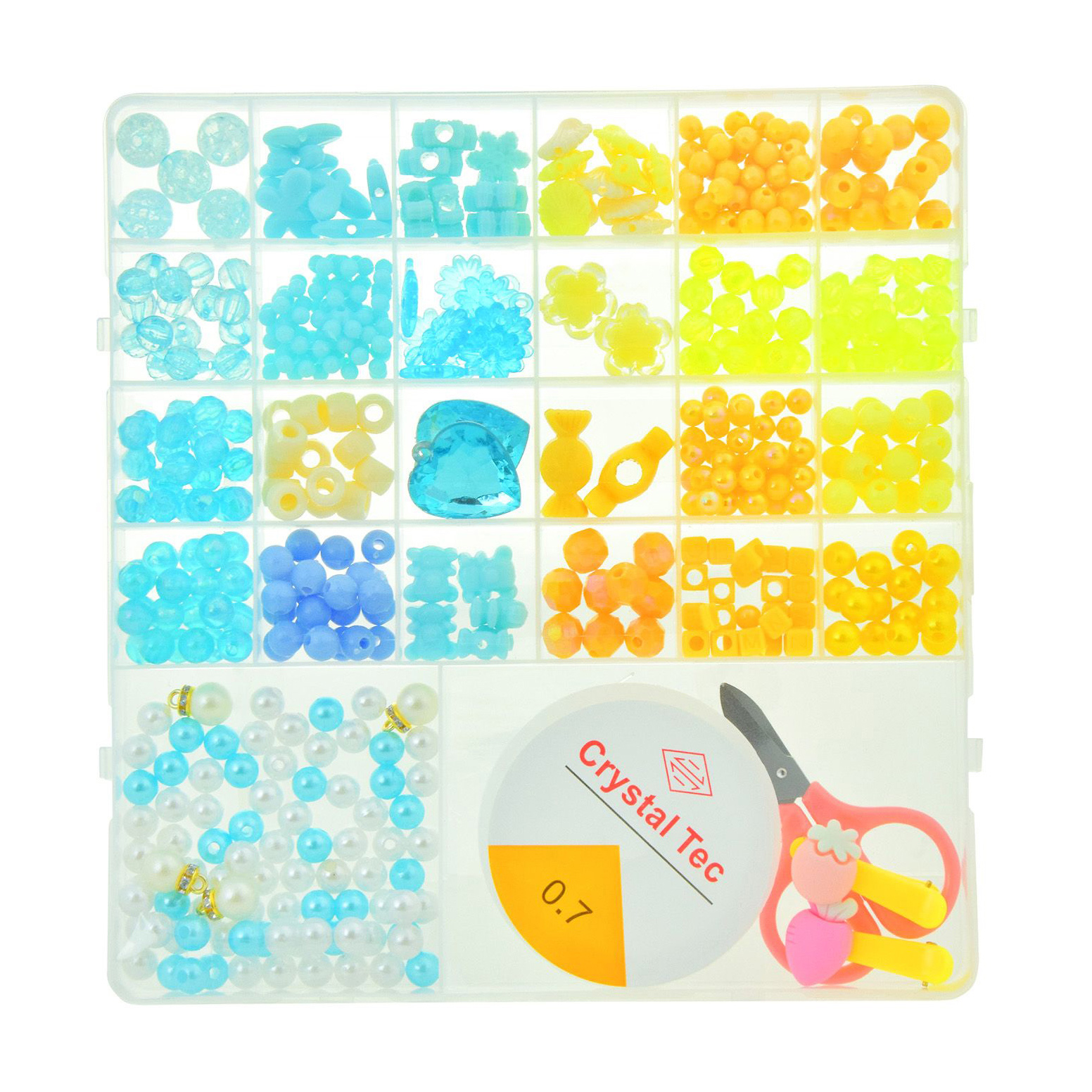 

Набір бісеру Країна Іграшок Патріотичні кольори, в коробці, від 3 років, 20*19*2.5 см (PL-15/01/05)