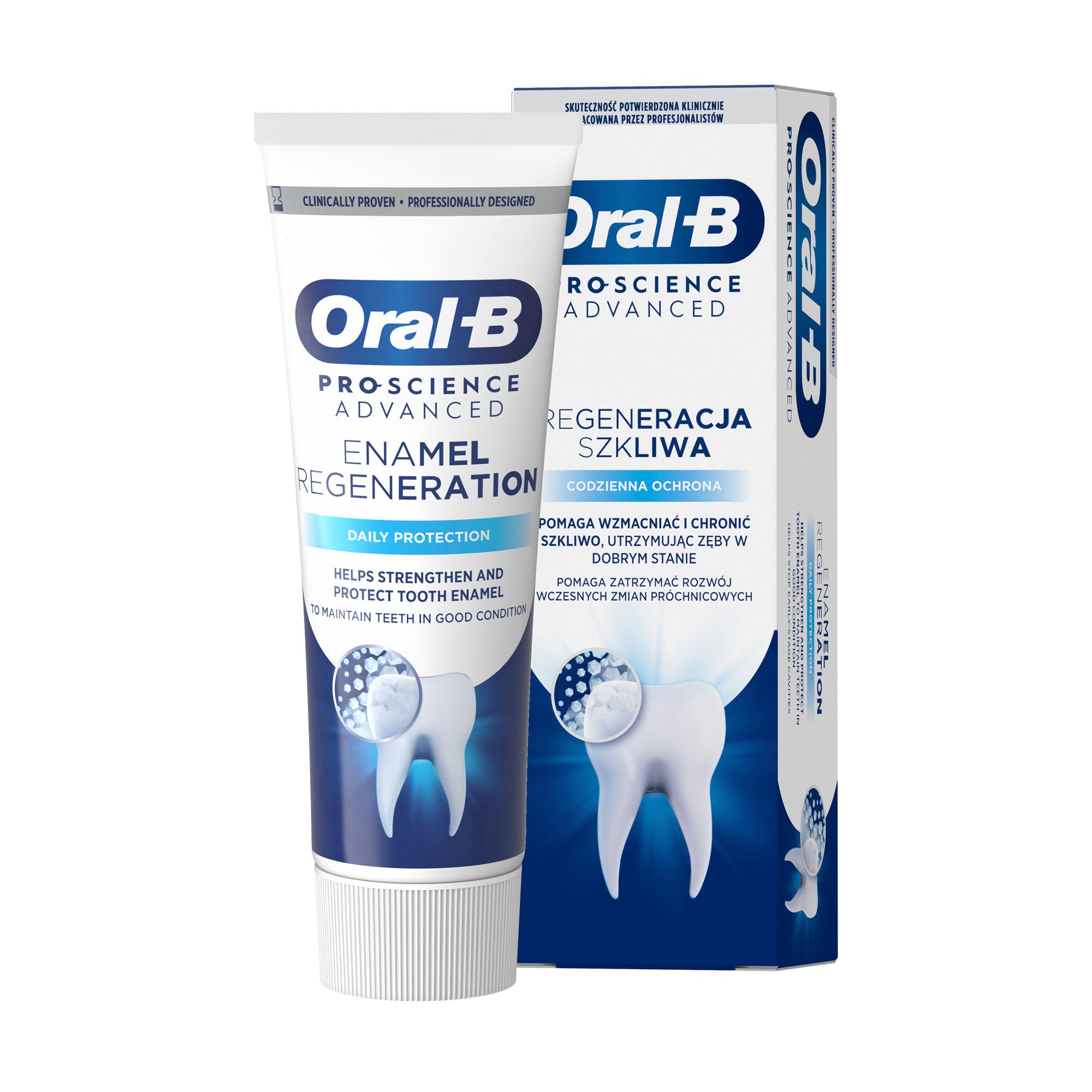

Зубна паста Oral-B Pro-Science Відновлення емалі, щоденний захист, 75 мл