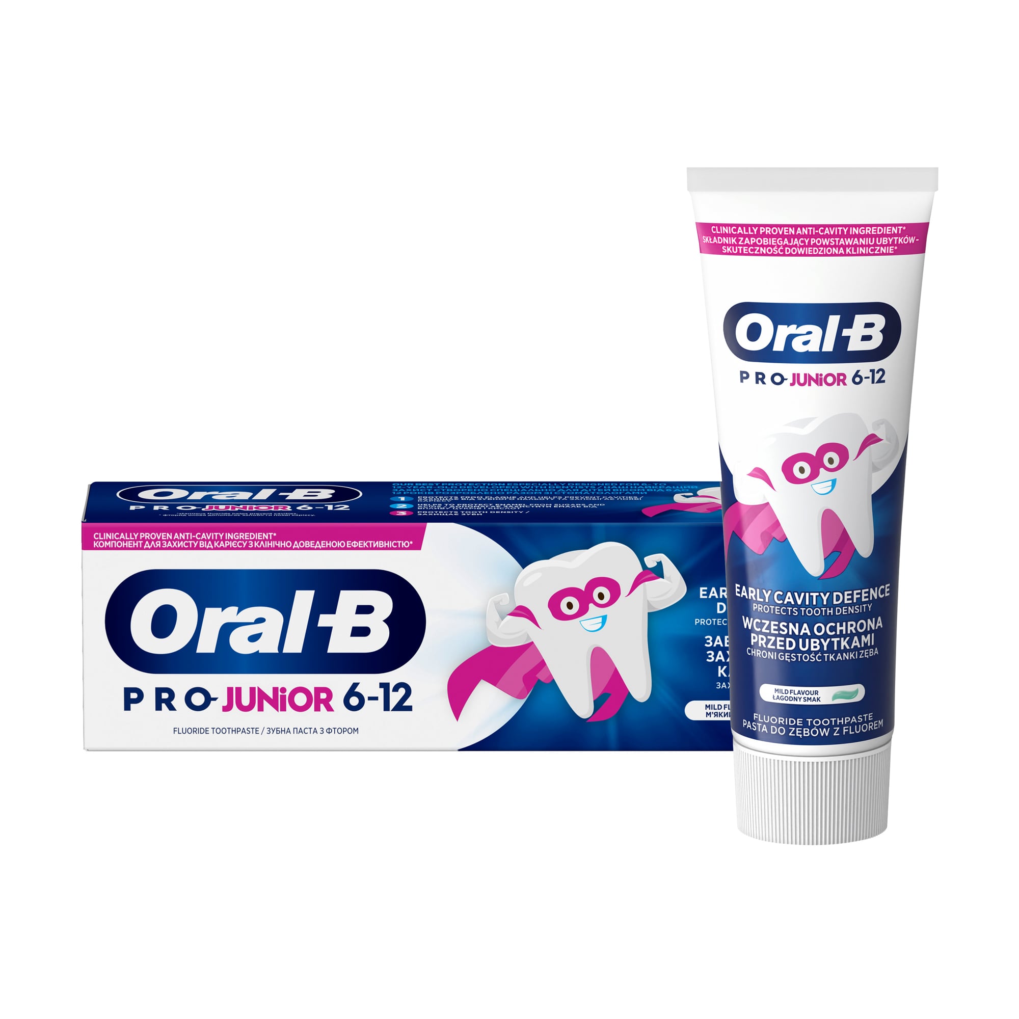 

Дитяча зубна паста Oral-B Pro Junior від 6 до 12 років, 75 мл