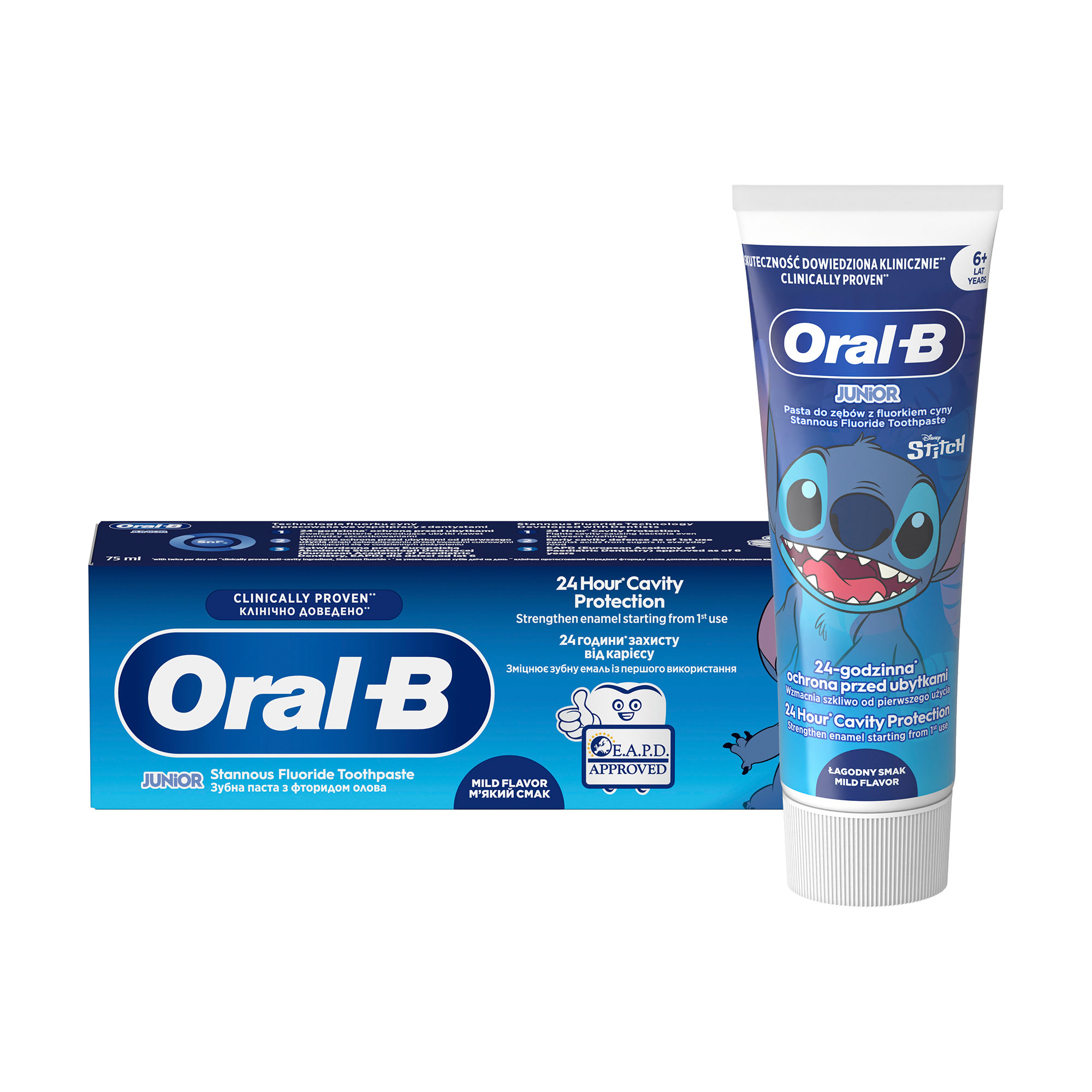 

Дитяча зубна паста Oral-B Pro Junior від 6 до 12 років, 75 мл