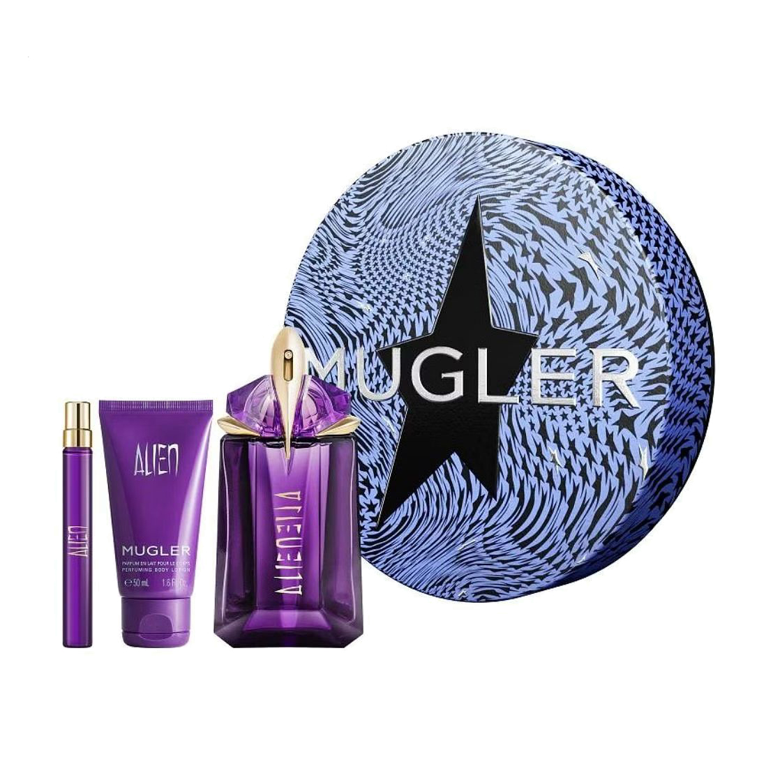 

Парфумований набір жіночий Thierry Mugler Alien (парфумована вода, 10 мл + парфумована вода, 60 мл + лосьйон для тіла, 50 мл)