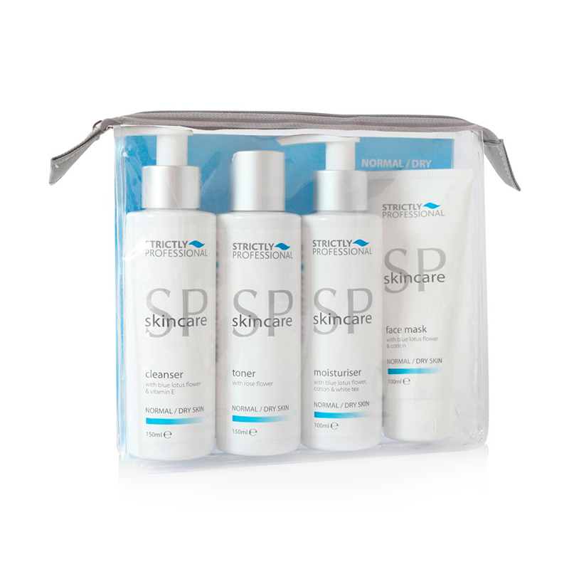 

Уцінка! Набір Strictly Professional SP Skincare для нормальної та сухої шкіри обличчя (молочко, 150 мл + тонік, 150 мл + емульсія, 100 мл + маска, 100 мл)