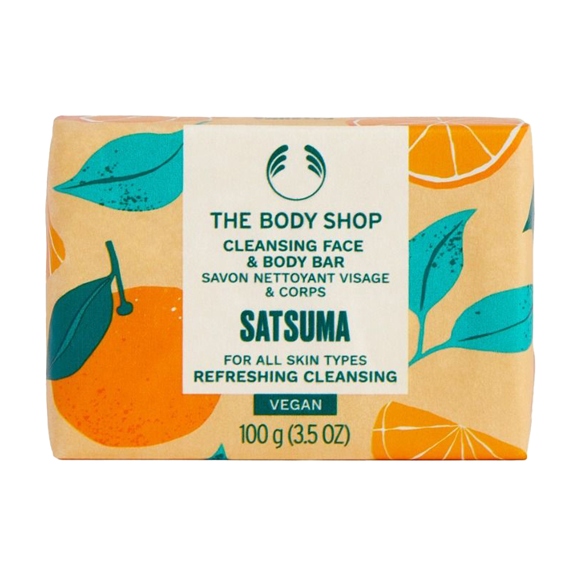 

Мило для обличчя та тіла The Body Shop Satsuma Cleansing Face & Body Bar Сатсума, 100 г