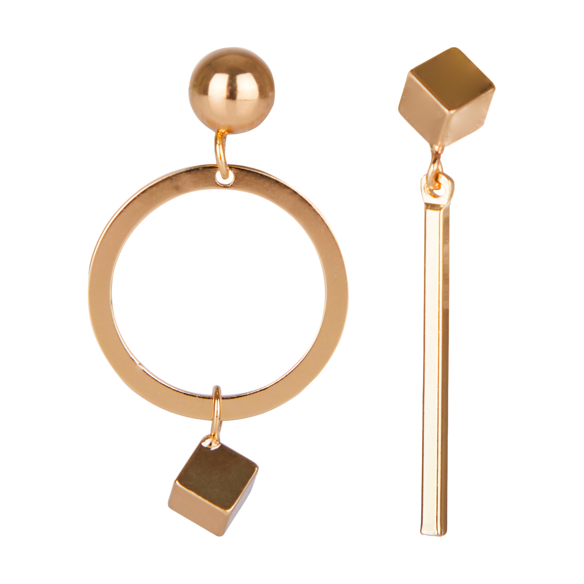 

Сережки O-la-la золотисті, 1 пара (BT47)