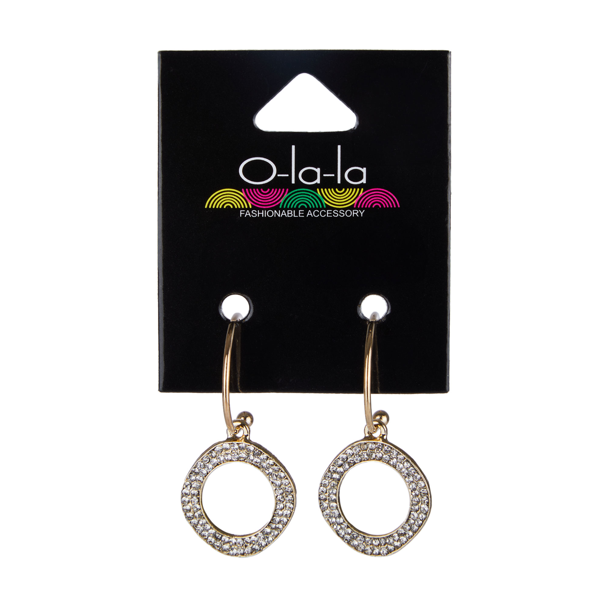 

Сережки O-la-la колір золото, 1 пара (UK131)