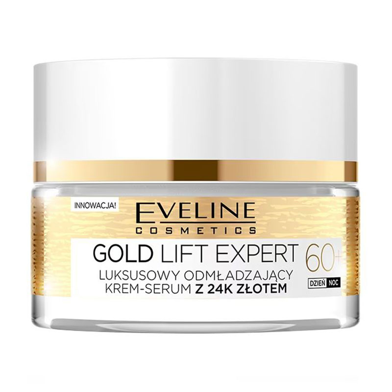 

Уцінка! Відновлювальний крем для обличчя Eveline Cosmetics 24K Gold & Collagen Revitalizing Cream 60+, 50 мл