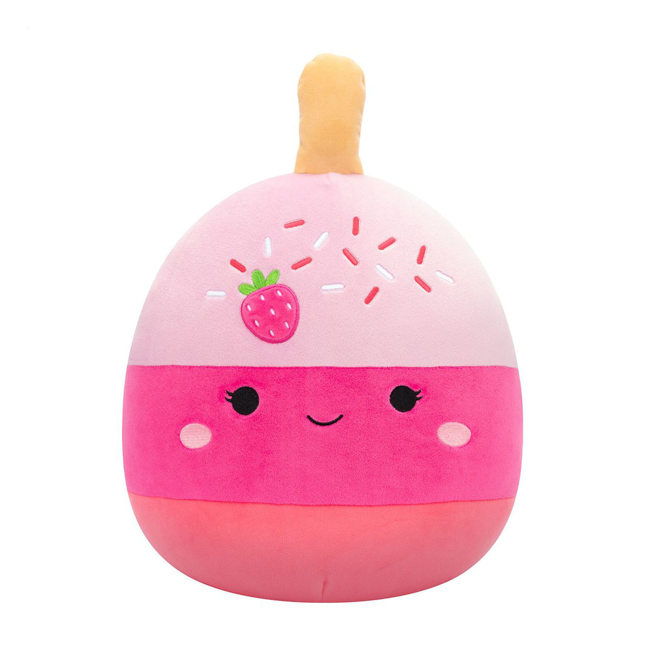 

М'яка іграшка Squishmallows Полуничний кейк-поп Пама, від 3 років, 30 см (SQCR06573)