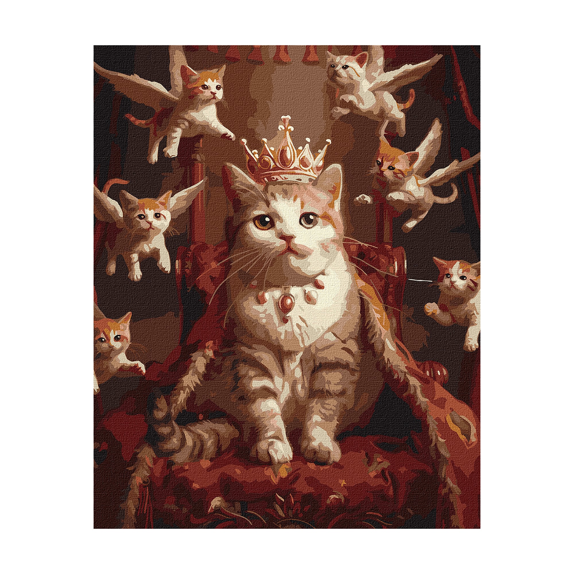 

Картина за номерами Ideyka Королівська кішка, 40*50 см (KHO6643)