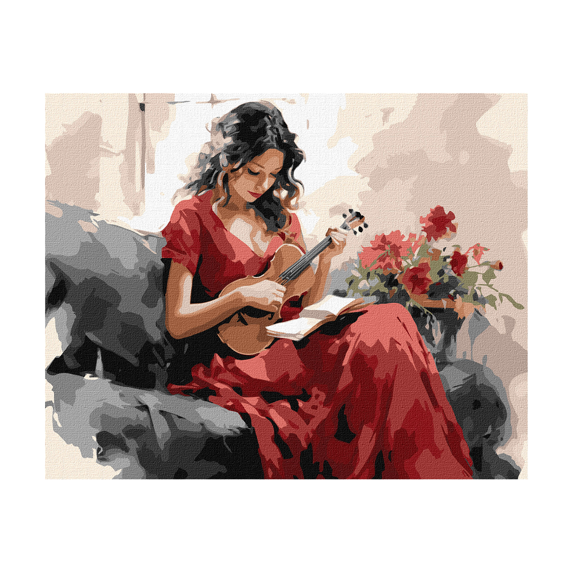 

Картина за номерами Ideyka Мелодійна грація, 40*50 см (KHO8366)