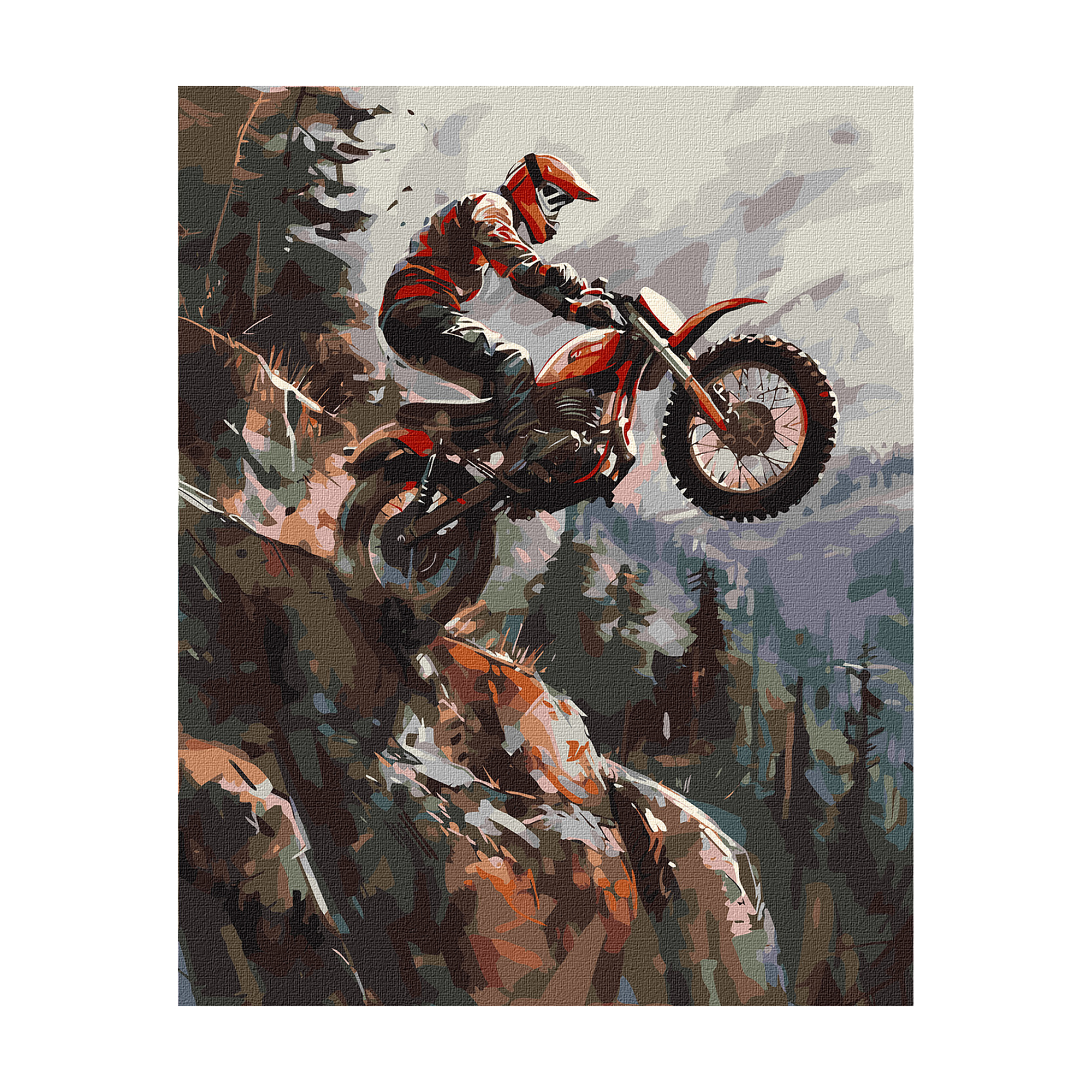 

Картина за номерами Ideyka Екстрим у горах, 40*50 см (KHO8447)