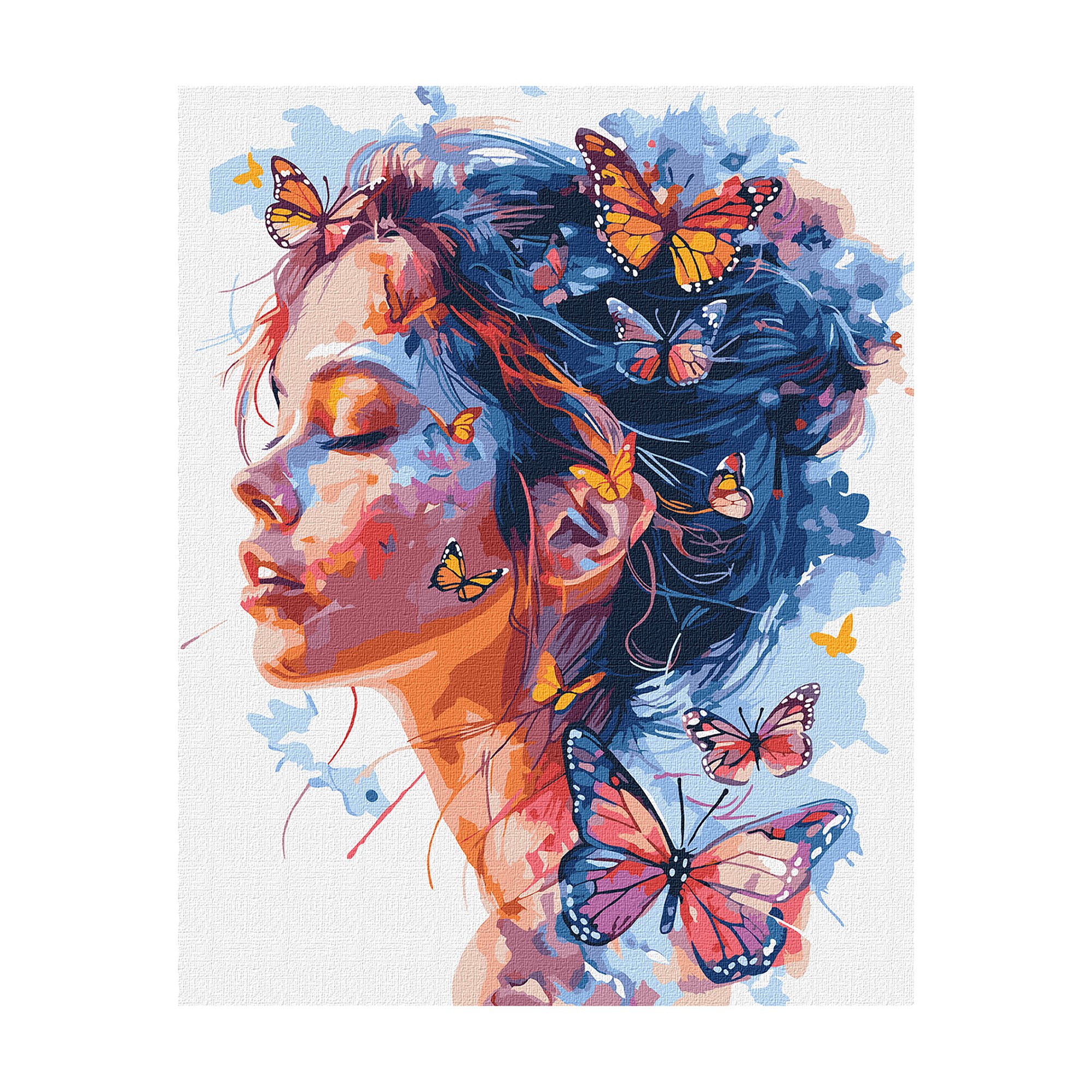 

Картина за номерами Ideyka Дівчина і метелики, 40*50 см (KHO8458)