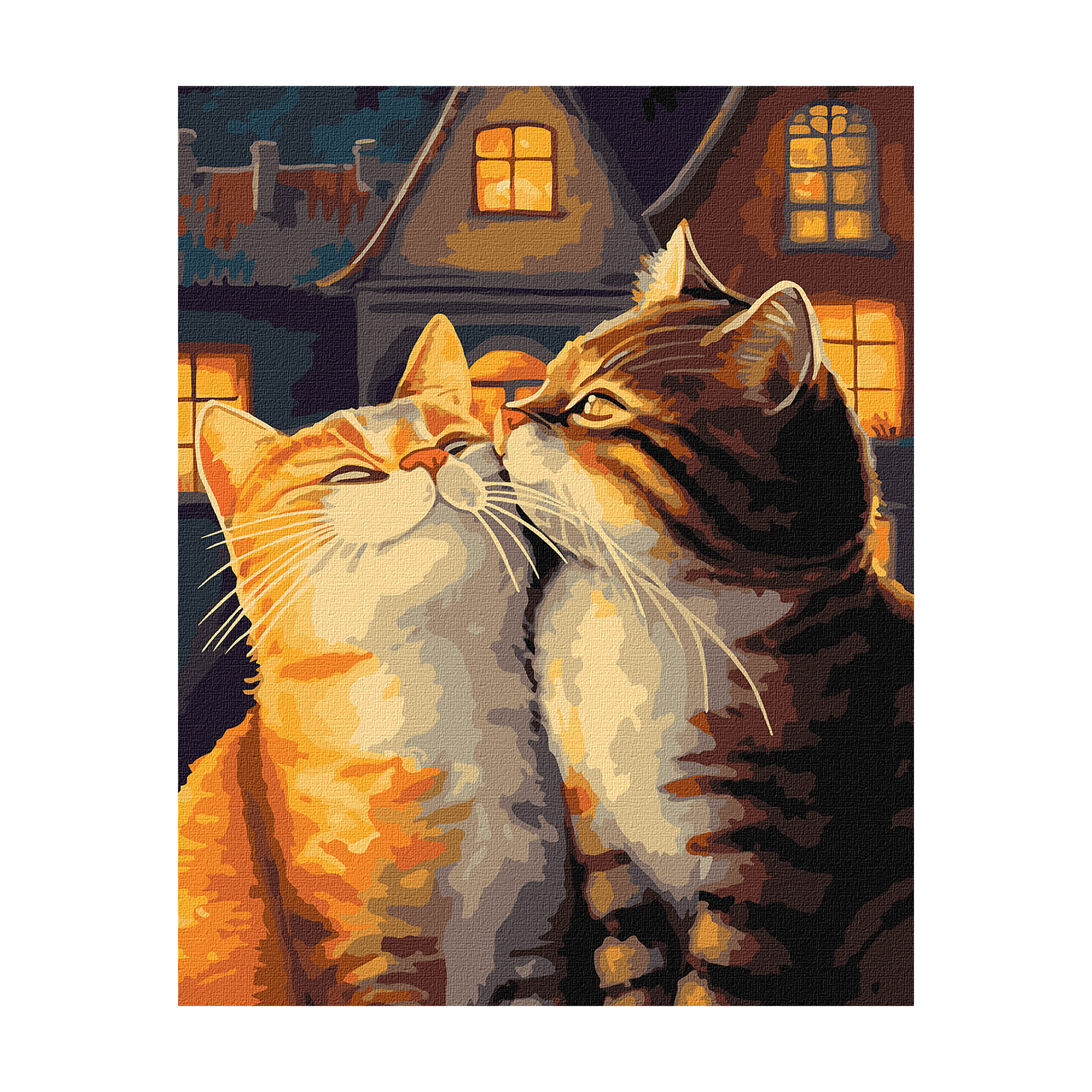 

Картина за номерами Ideyka Закохані котики, 40*50 см (KHO6526)