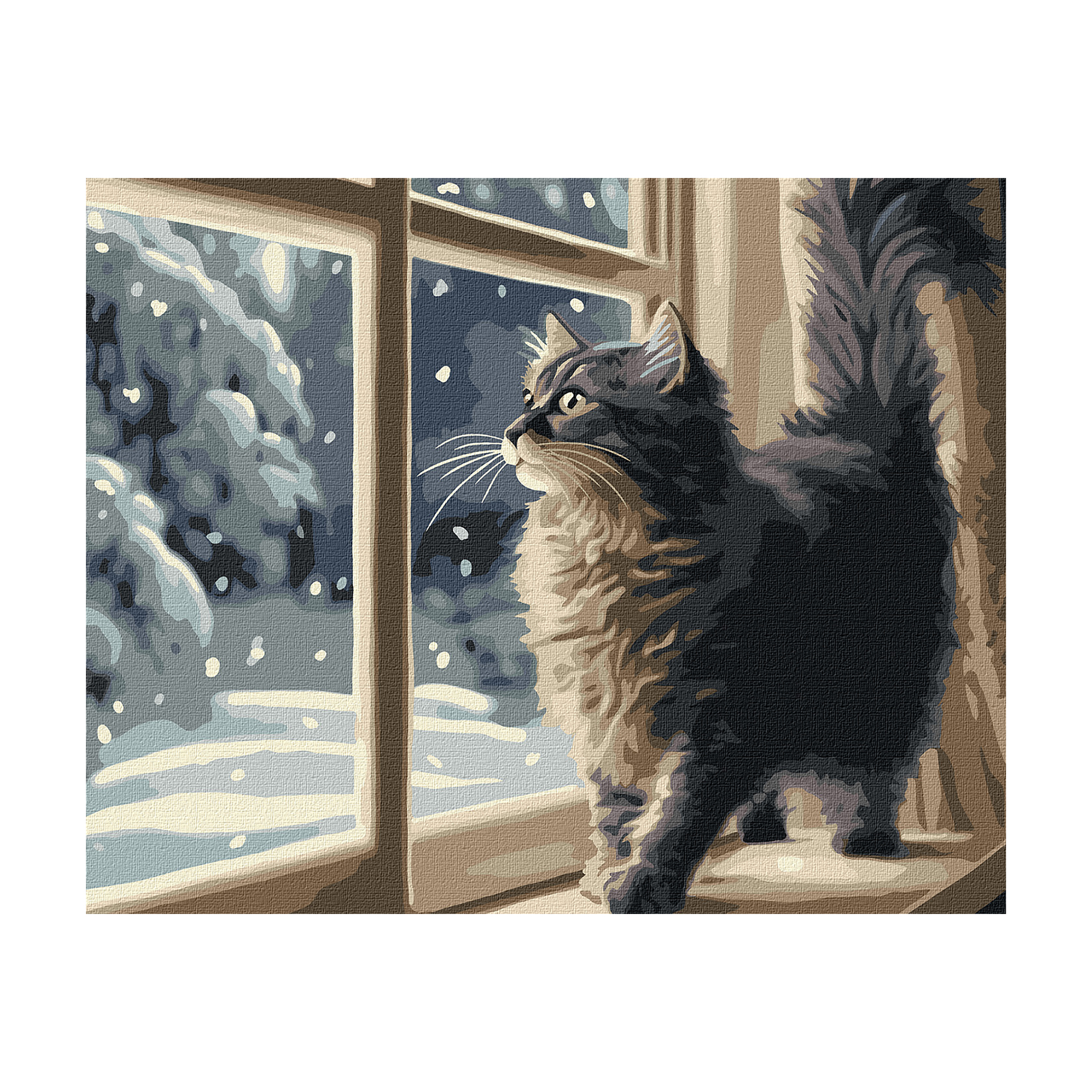 

Картина за номерами Ideyka Снігопад за вікном, 40*50 см (KHO6550)