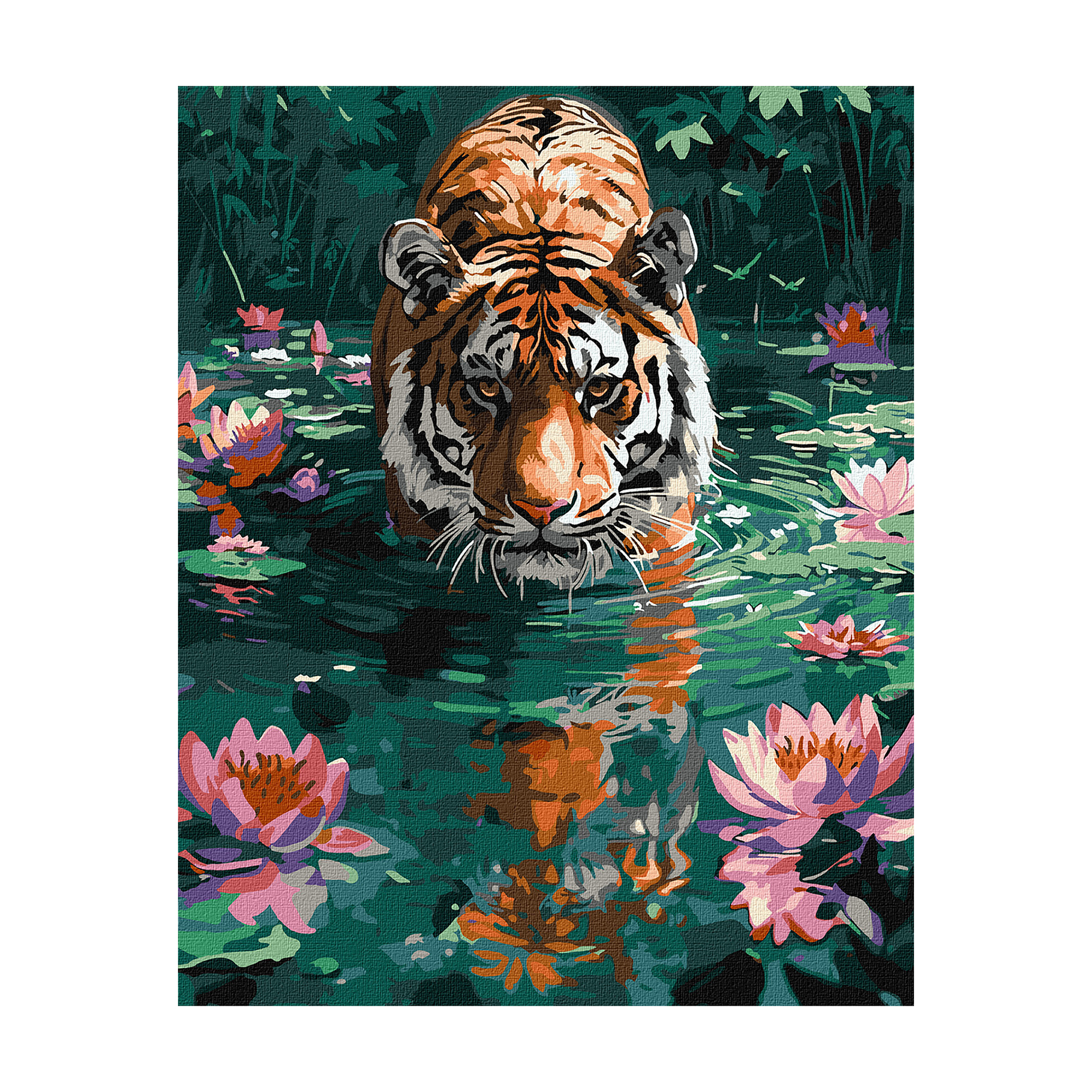 

Картина за номерами Ideyka Тигр на полюванні, 40*50 см (KHO6614)