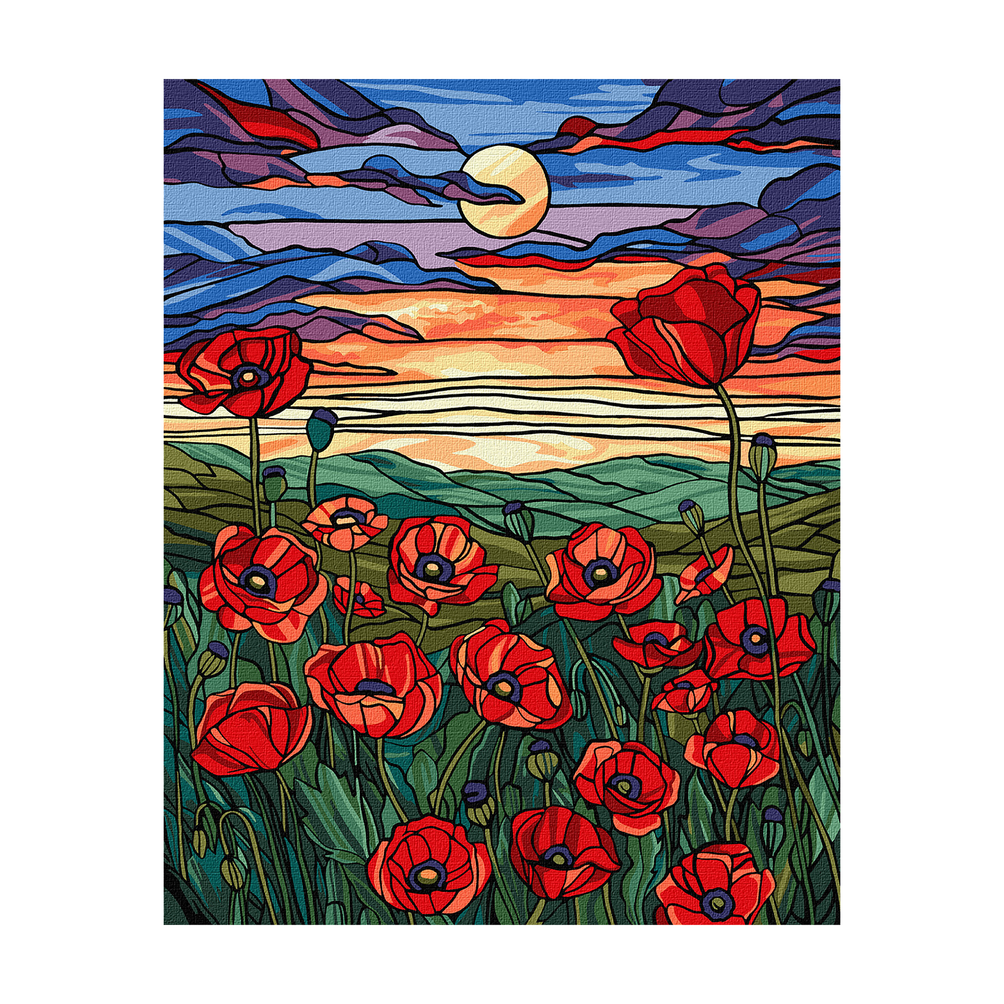 

Картина за номерами Ideyka Краса маків, 40*50 см (KHO5131)