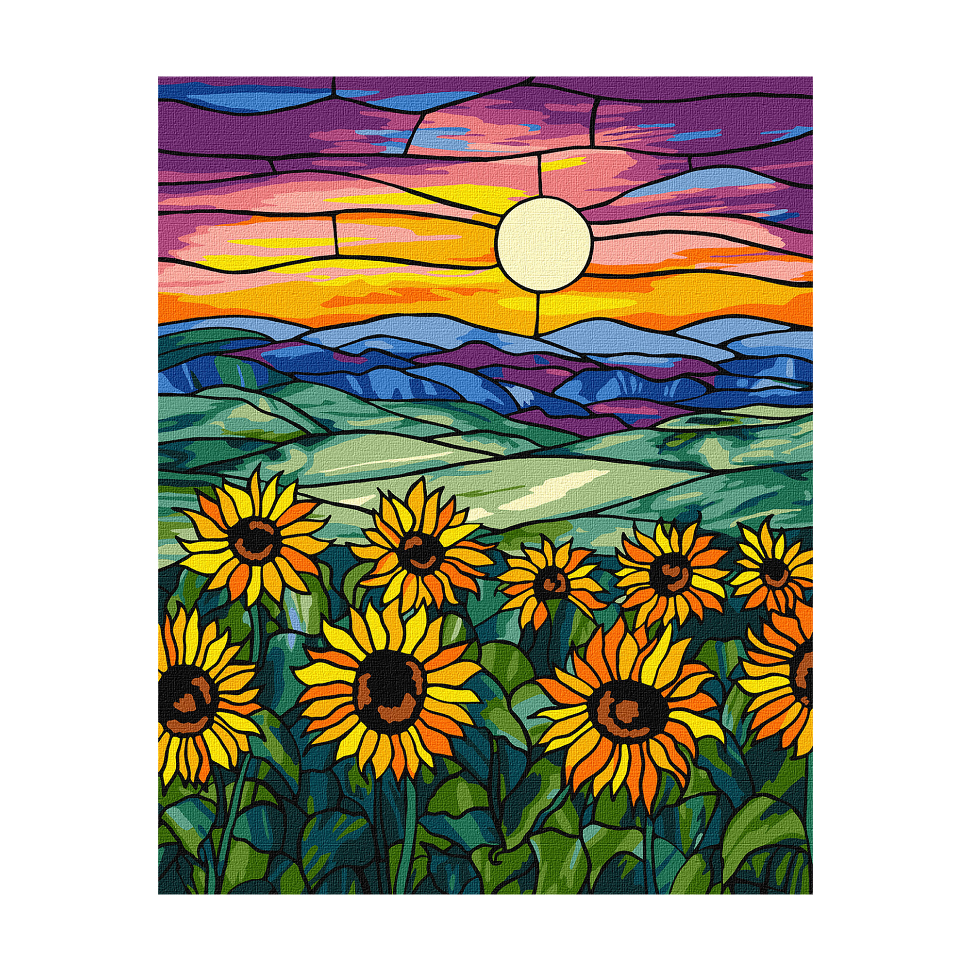 

Картина за номерами Ideyka Поле соняшників, 40*50 см (KHO5132)