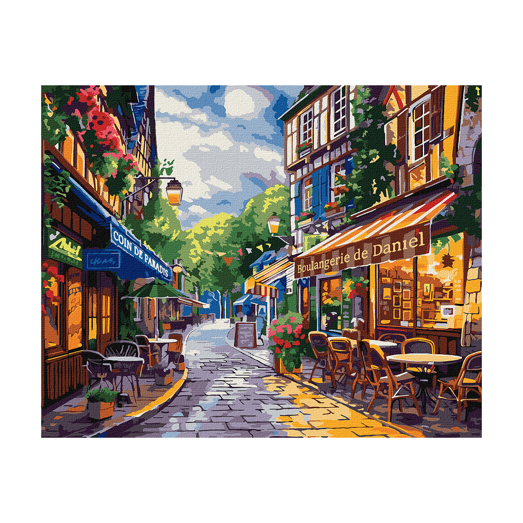 

Картина за номерами Ideyka Вуличка у Франції, 40*50 см (KHO3651)