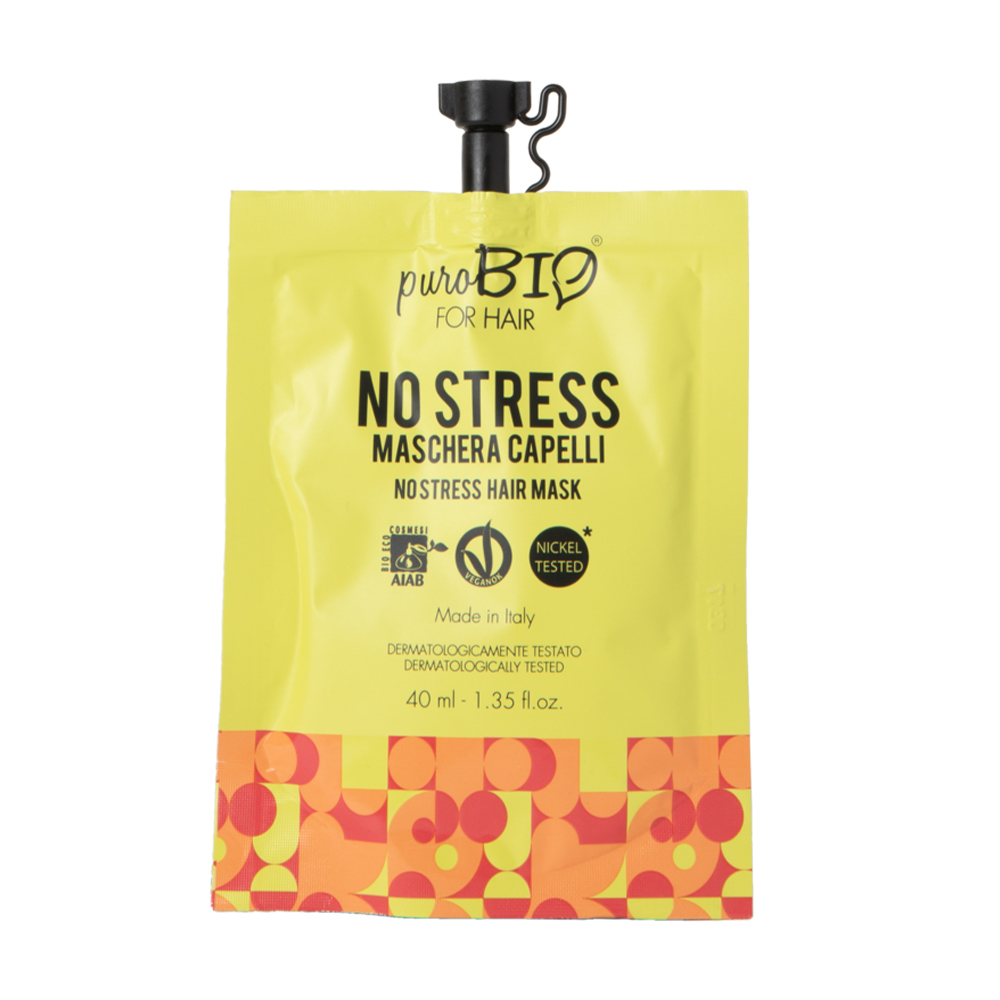 

Уцінка! Маска для волосся PuroBio Cosmetics No Stress Hair Mask, 40 мл