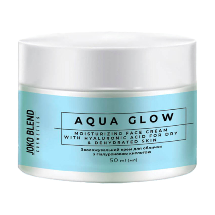 

Уцінка! Зволожувальний крем для обличчя Joko Blend Aqua Glow Moisturizing Face Cream з гіалуроновою кислотою, 50 мл