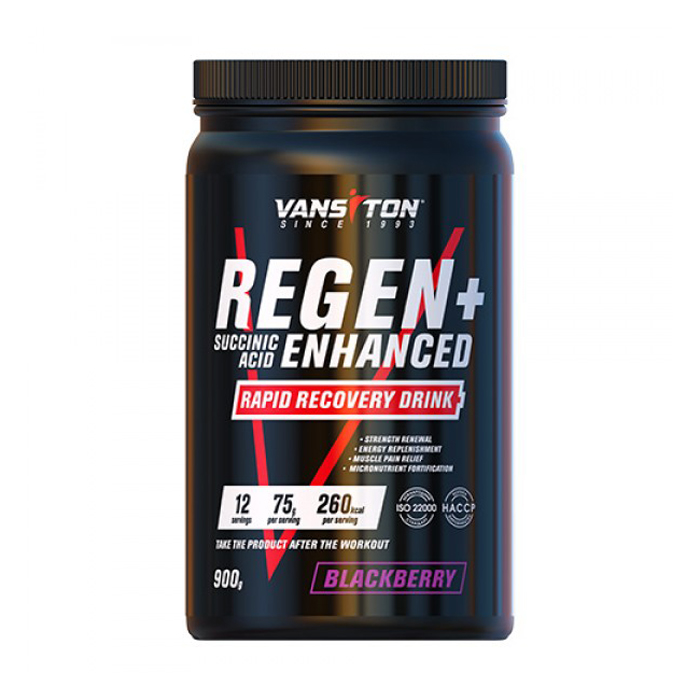 

Післятренувальний комплекс Vansiton Regen+ Ожина, 900 г