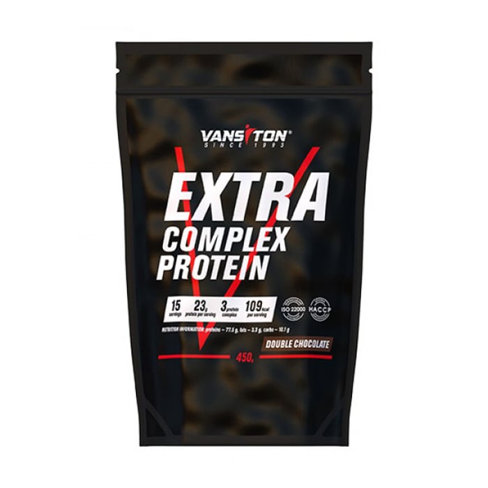 

Протеїн Vansiton Extra Complex Protein Подвійний шоколад, в порошку, 450 г