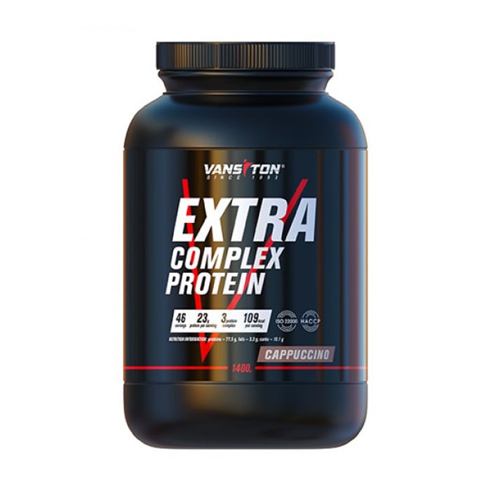 

Протеїн Vansiton Extra Complex Protein Капучино, в порошку, 1.4 кг