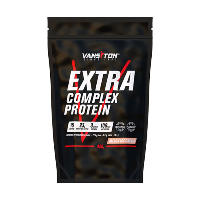 

Протеїн Vansiton Extra Complex Protein Морозиво з дині, в порошку, 450 г