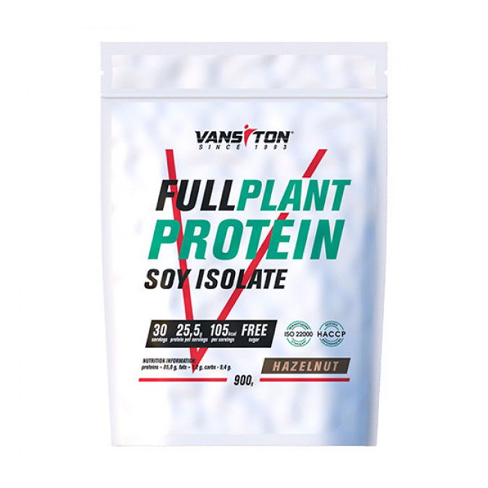 

Протеїн соєвий ізолят Vansiton Full Plant Protein Soy Isolate Лісовий горіх, 900 г