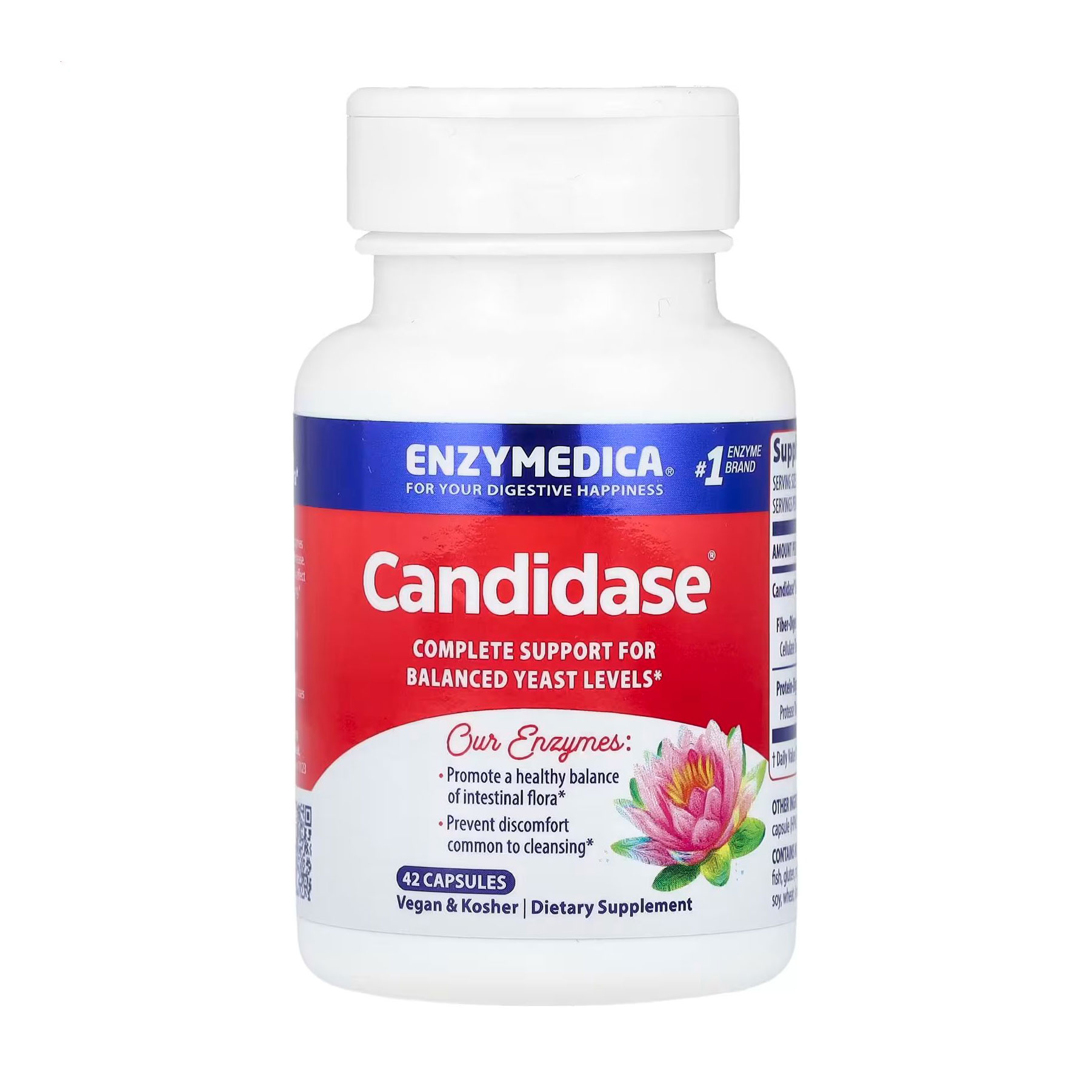 

Протикандидний засіб Enzymedica Candidase, 42 капсули