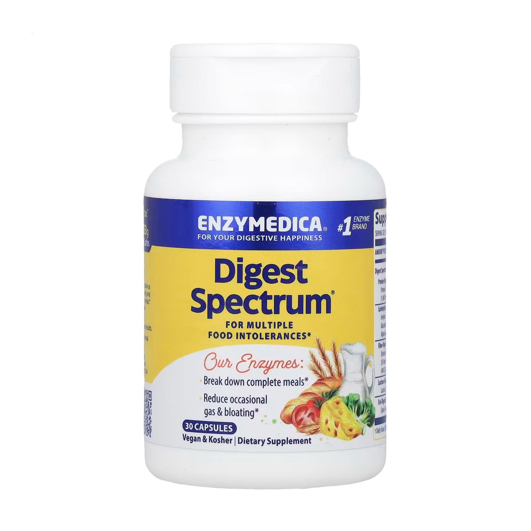 

Уцінка! Травні ферменти Enzymedica Digest Spectrum, 30 капсул