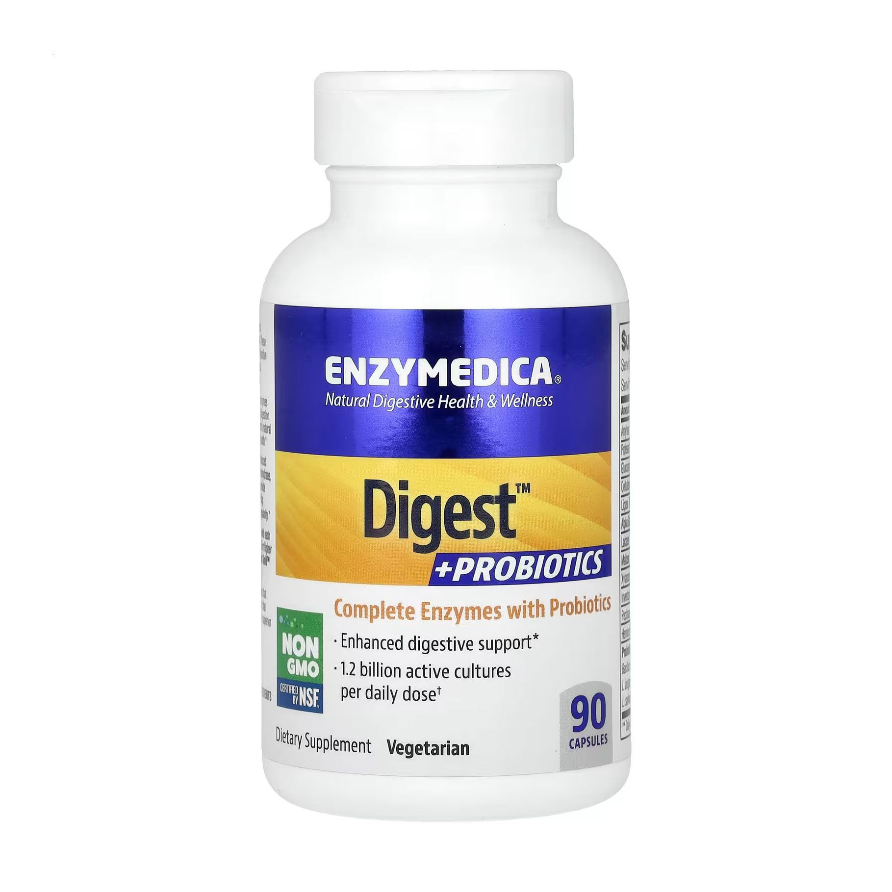 

Ферменти та пробіотики Enzymedica Digest + Probiotics, 90 капсул