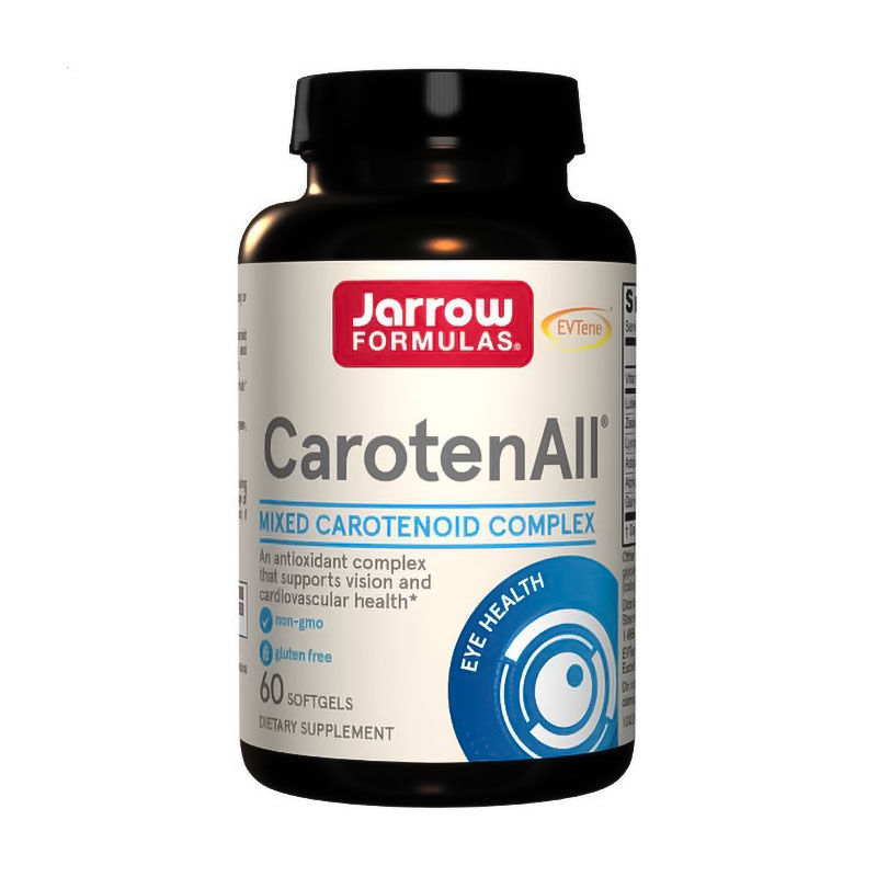 

Комплекс змішаних каротиноїдів Jarrow Formulas CarotenAll Mixed Carotenoids Complex, 60 гелевих капсул