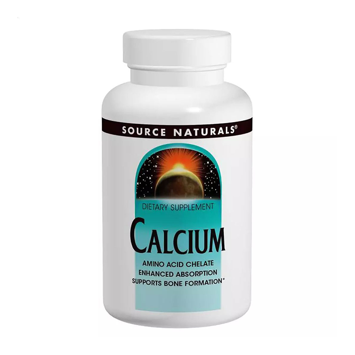 

Кальцій Source Naturals Calcium в амінокислотному хелаті, 100 таблеток