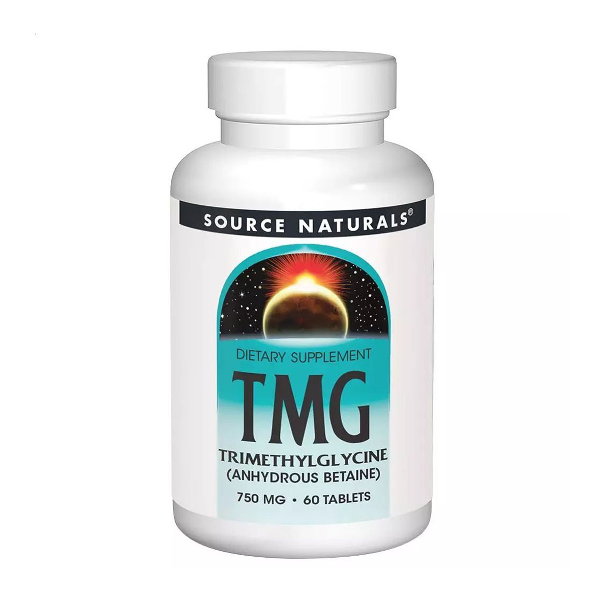 

Триметилгліцин Source Naturals TMG, 750 мг, 60 таблеток