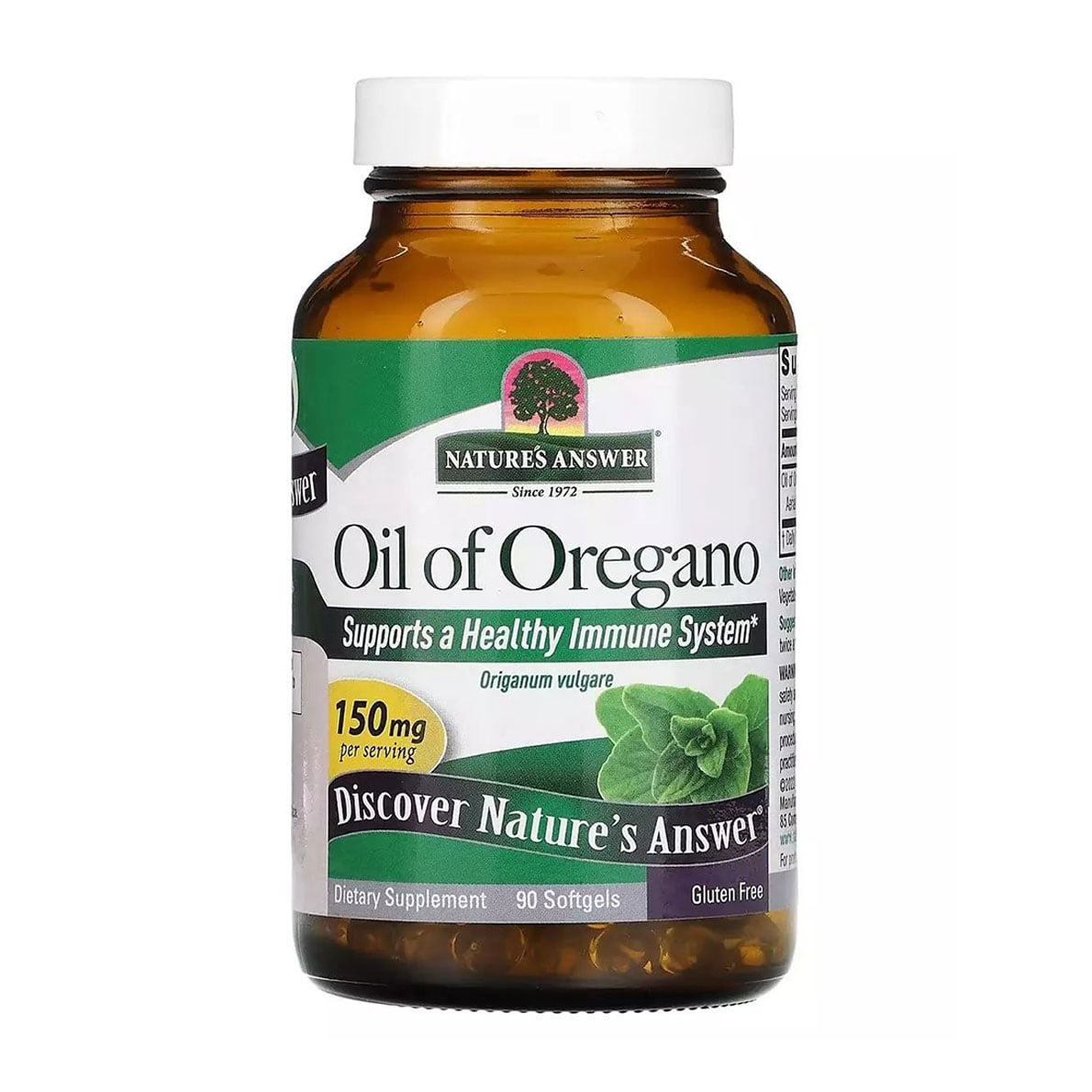 

Олія орегано Nature's Answer Oil of Oregano, 150 мг, 90 гелевих капсул