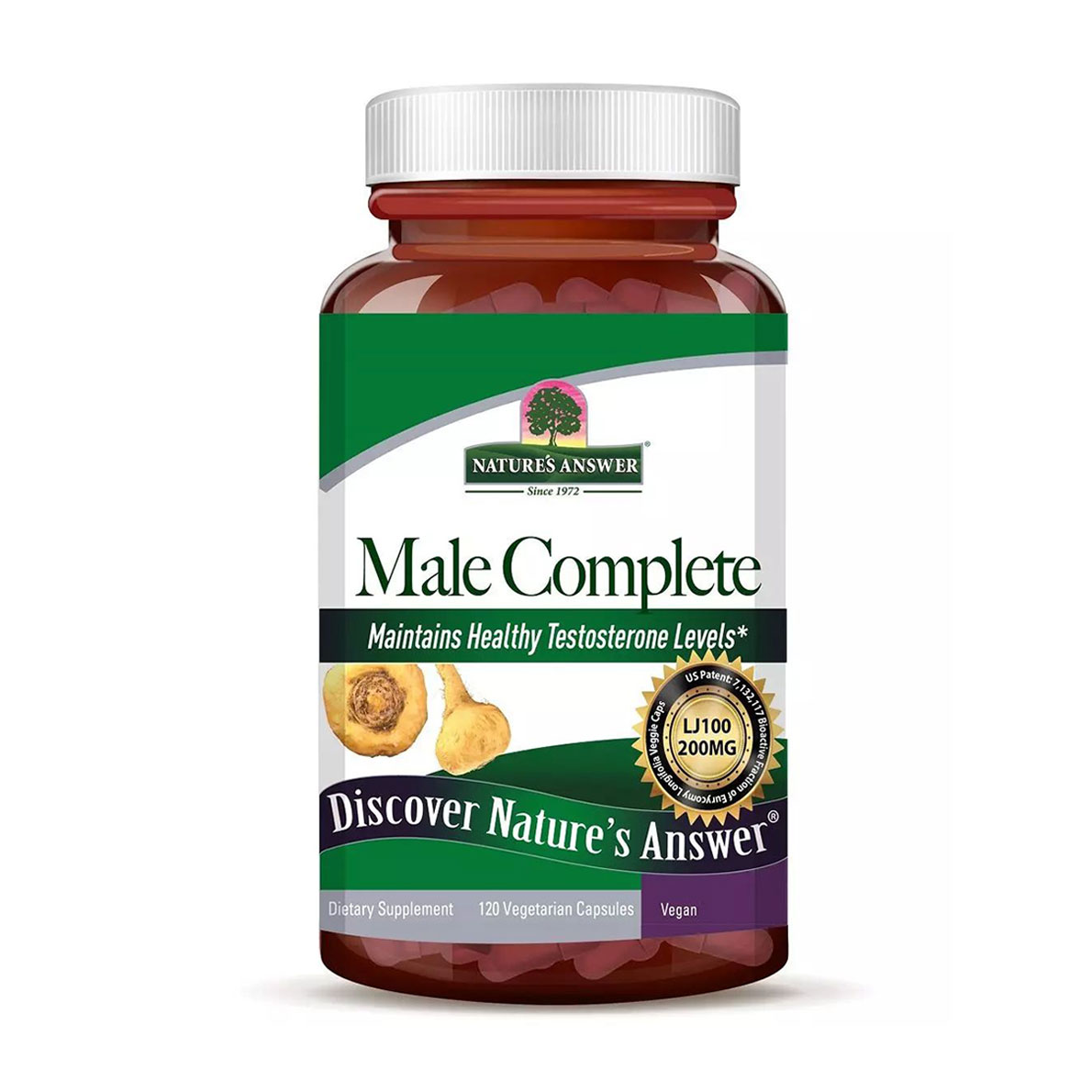 

Комплекс для чоловіків Nature's Answer Male Complete, 120 вегетаріанських капсул