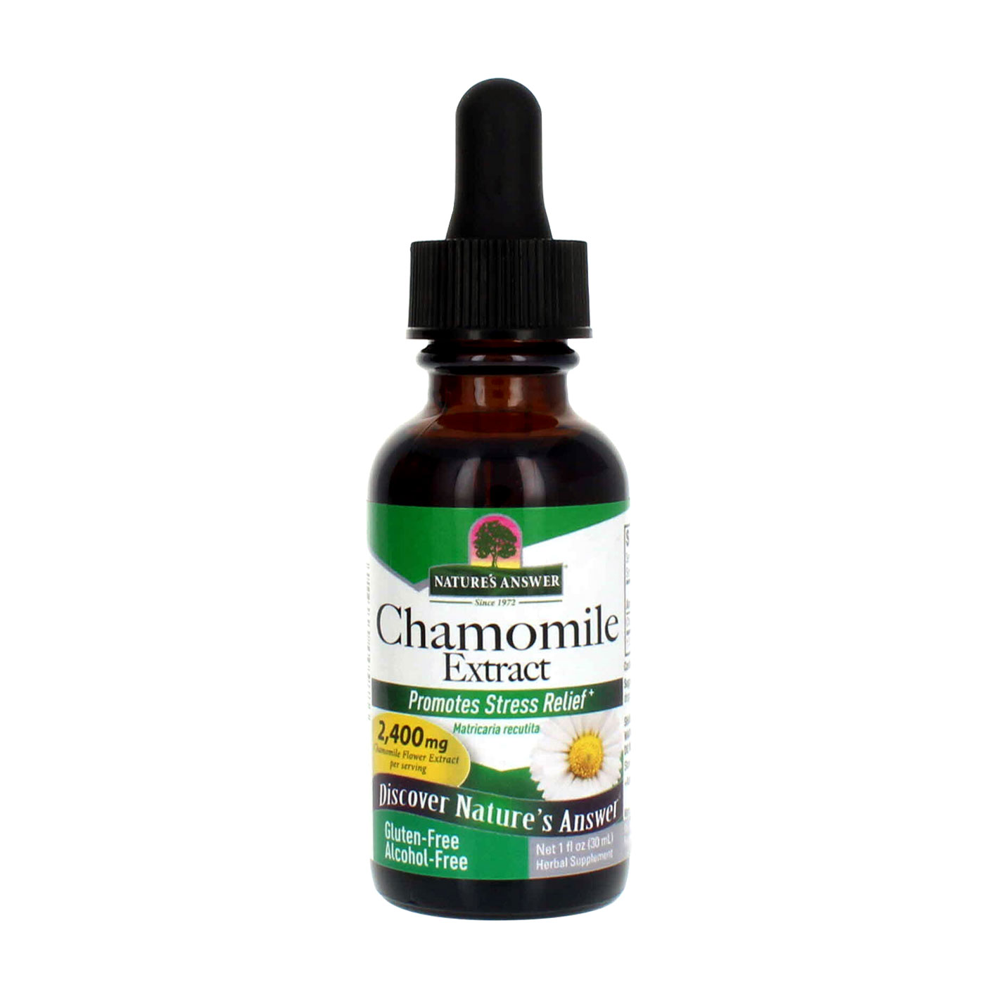 

Екстракт ромашки Nature's Answer Chamomile Extract 2400 мг, в рідині, 30 мл