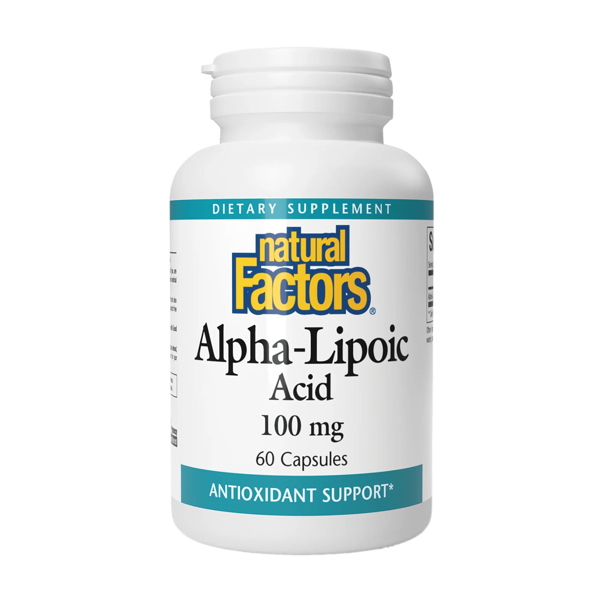

Альфа-ліпоєва кислота Natural Factors Alpha-Lipoic Acid 100 мг, 60 капсул