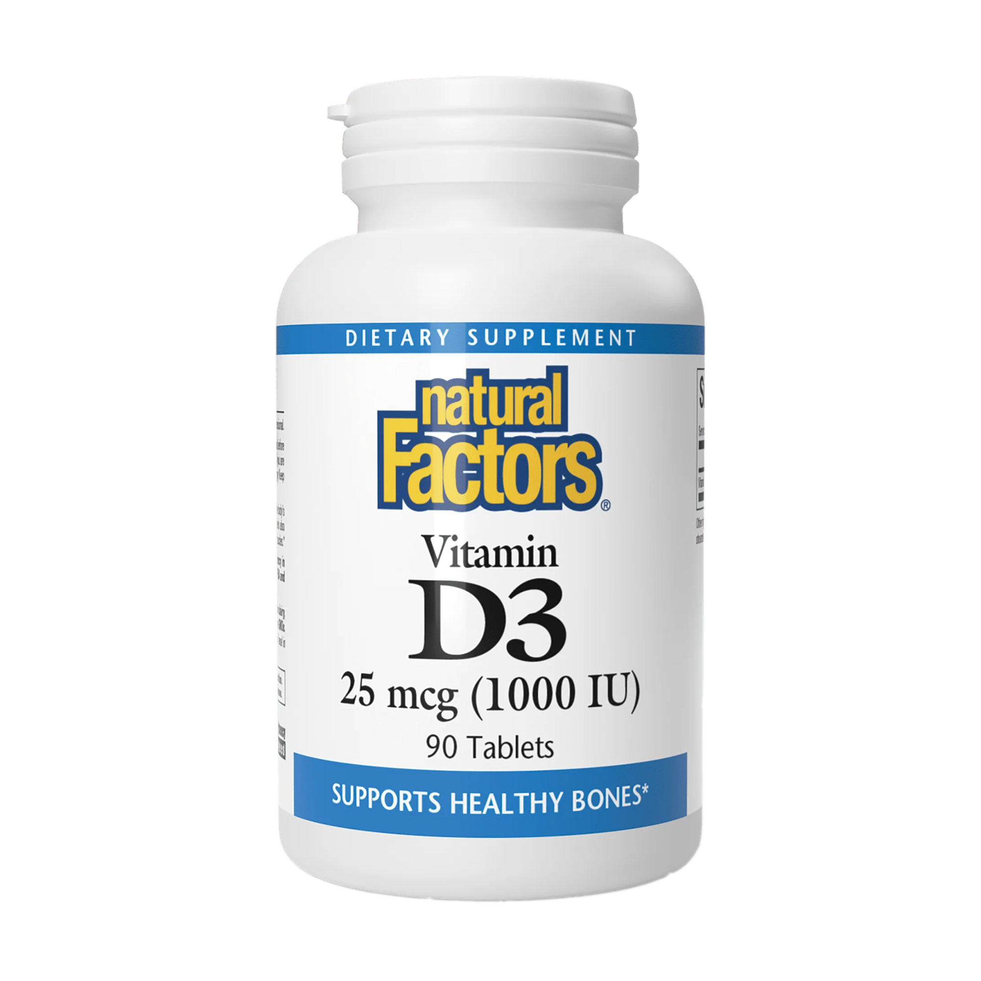 

Вітамін Д3 Natural Factors Vitamin D3, 1000 МО, 90 таблеток