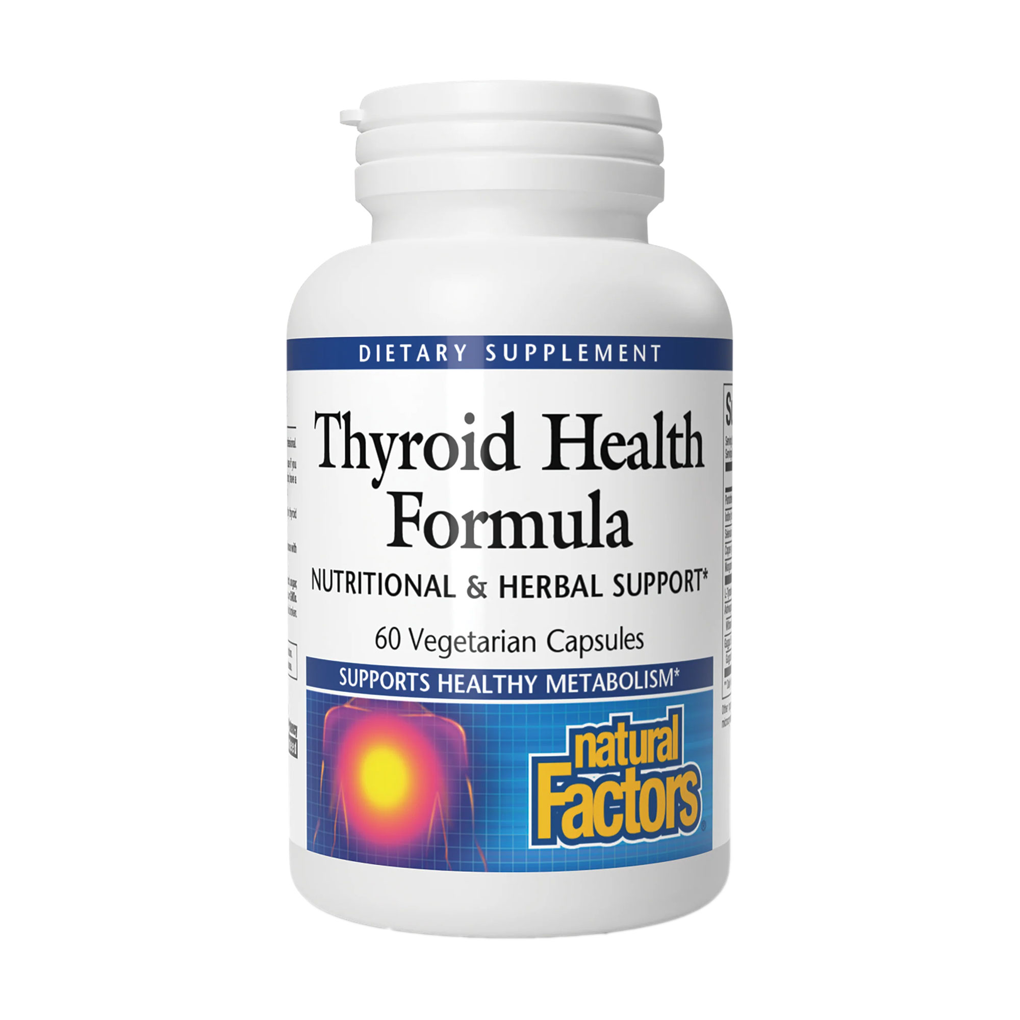 

Комплекс Здоров'я щитоподібної залози Natural Factors Thyroid Health Formula, 60 вегетаріанських капсул