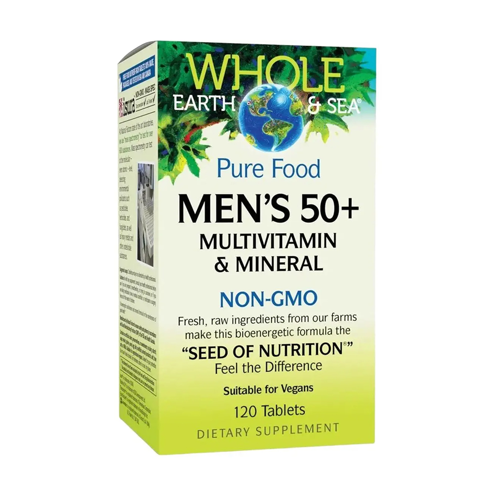 

Мультивітамінний та мінеральний комплекс для чоловіків Natural Factors Men's 50+ Miltivitamin & Mineral, від 50 років, 120 таблеток