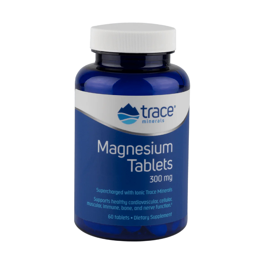 

Магній Trace Minerals Magnesium, 300 мг, 60 таблеток