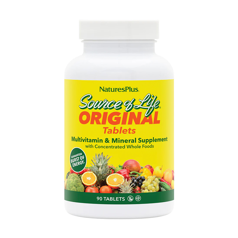 

Мультивітаміни та мінерали Natures Plus Source of Life Multi-Vitamin & Mineral Supplement, 90 таблеток