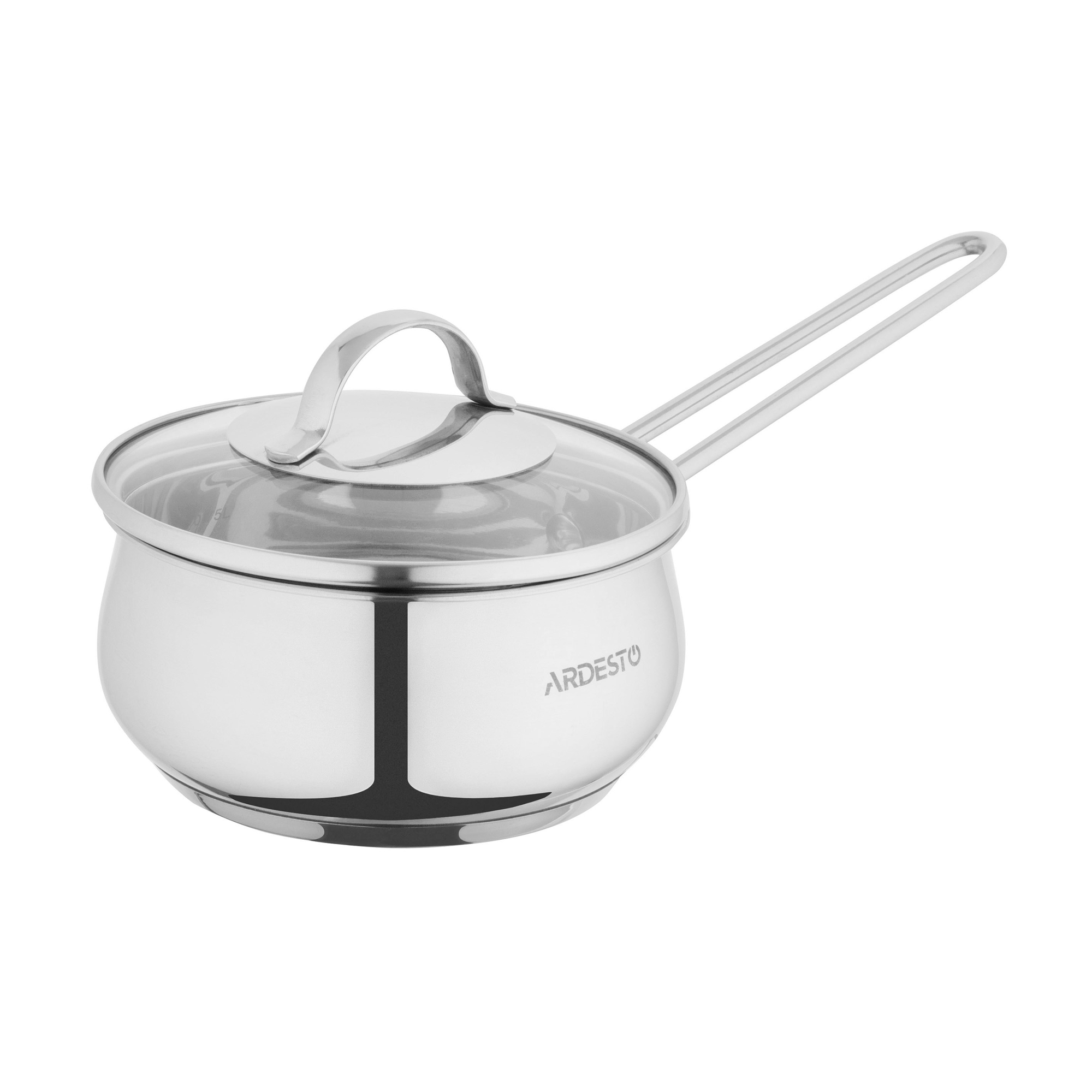 

Ківш Ardesto Gemini Liguria зі скляною кришкою, 1.3 л (AR4313GB)